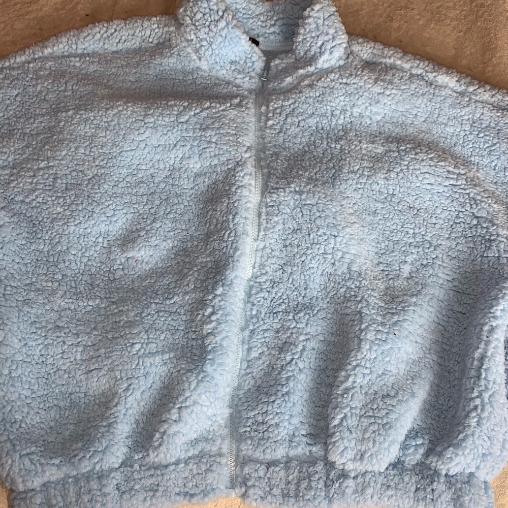 💙Baby blue soft Sherpa jacket 💙